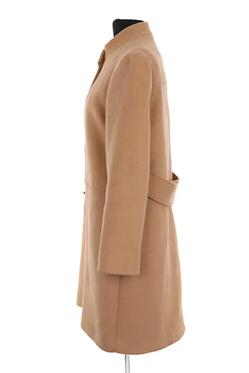 Manteau Maje Camel en Laine