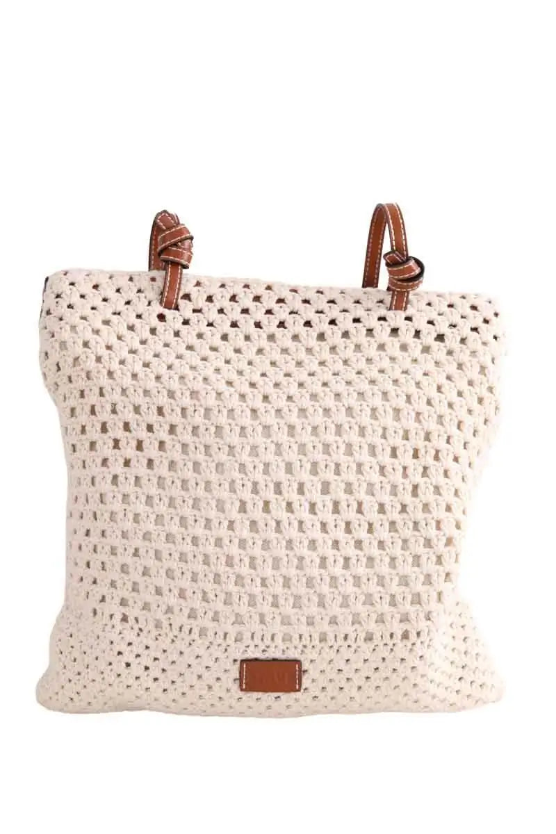 Cabas Staud Beige en Coton