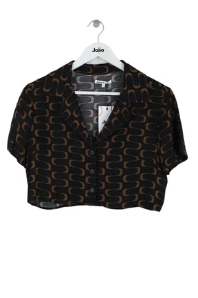 Top Reformation Noir en Viscose, taille S - Seconde Main