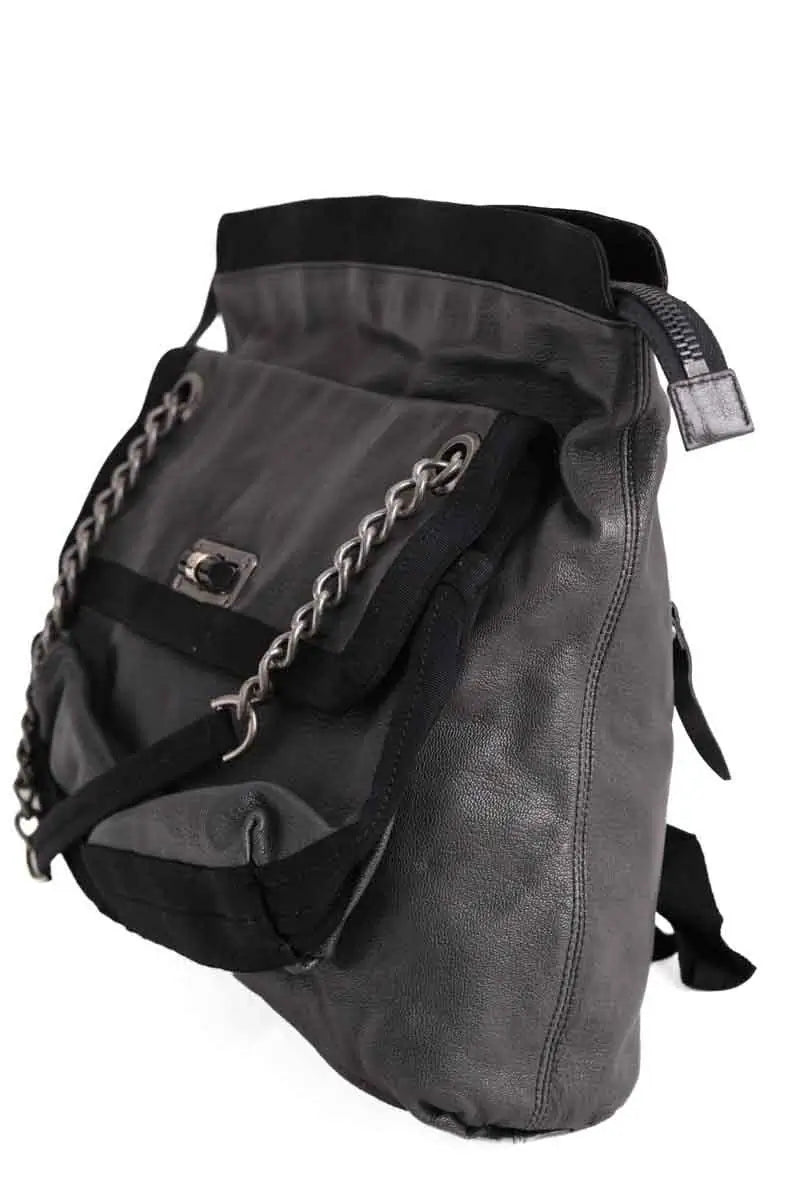 Cabas Lanvin Vert en Cuir