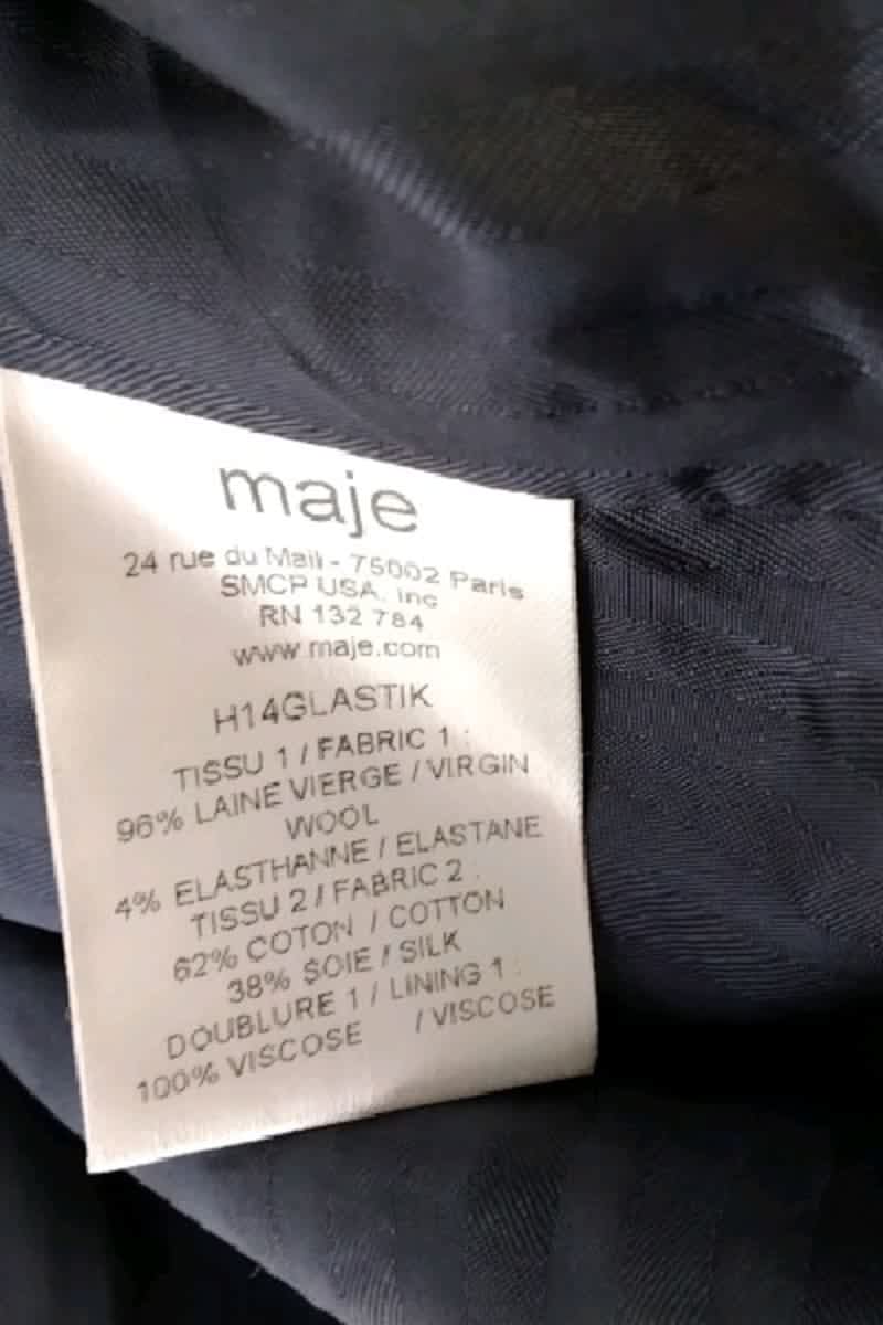 Blazer Maje  Marine
