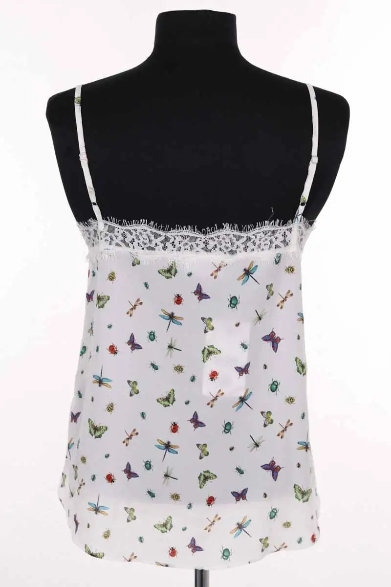 Top sans manche The Kooples Blanc en Synthétique