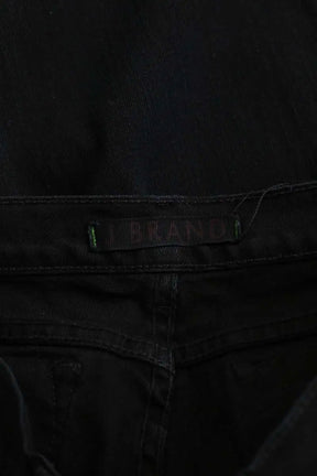Jean droit J Brand Noir en Coton