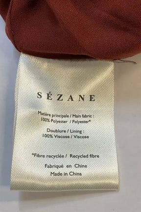 Blouse à pois Sézane Marron en Viscose