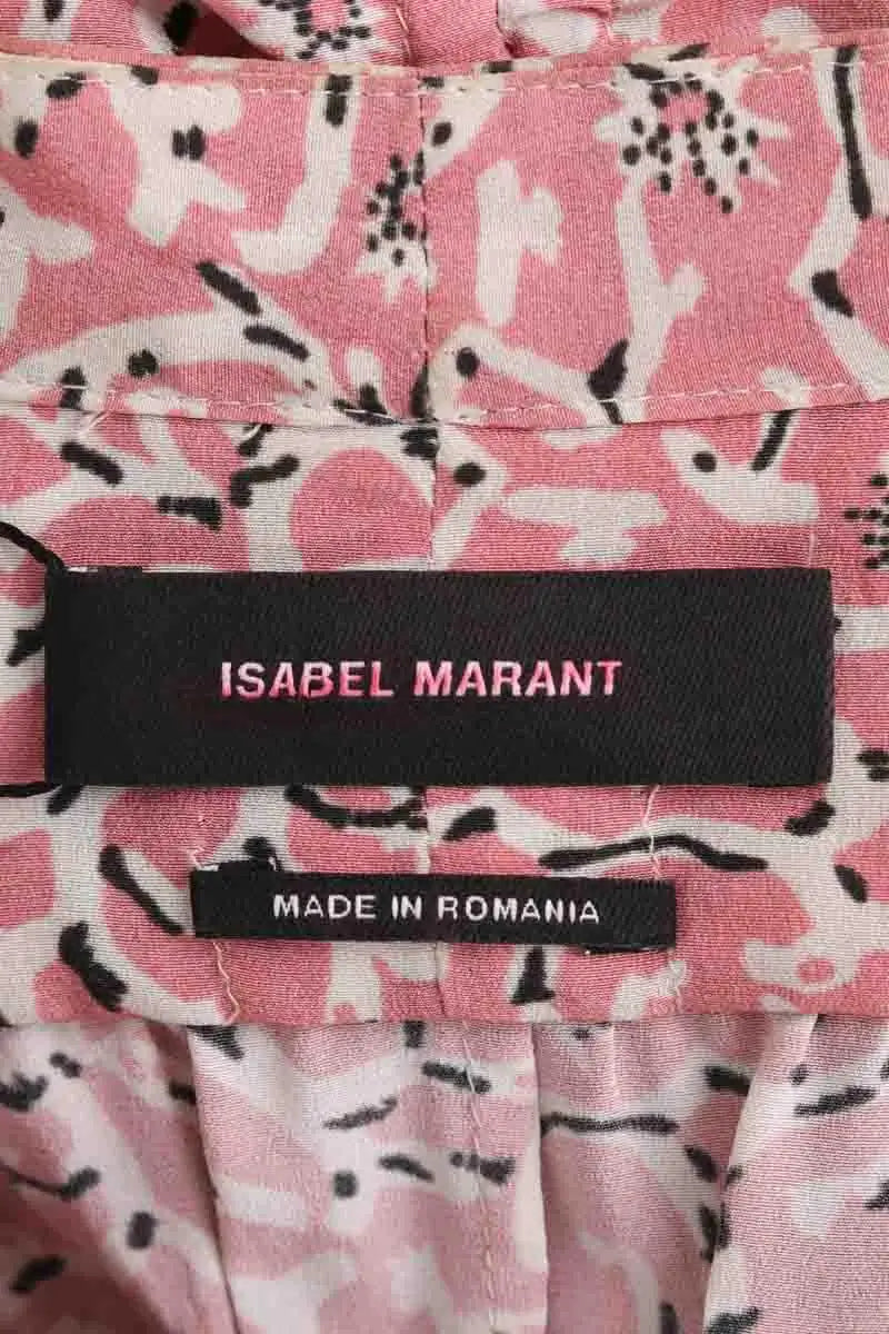 Robe Isabel Marant Rose en Soie