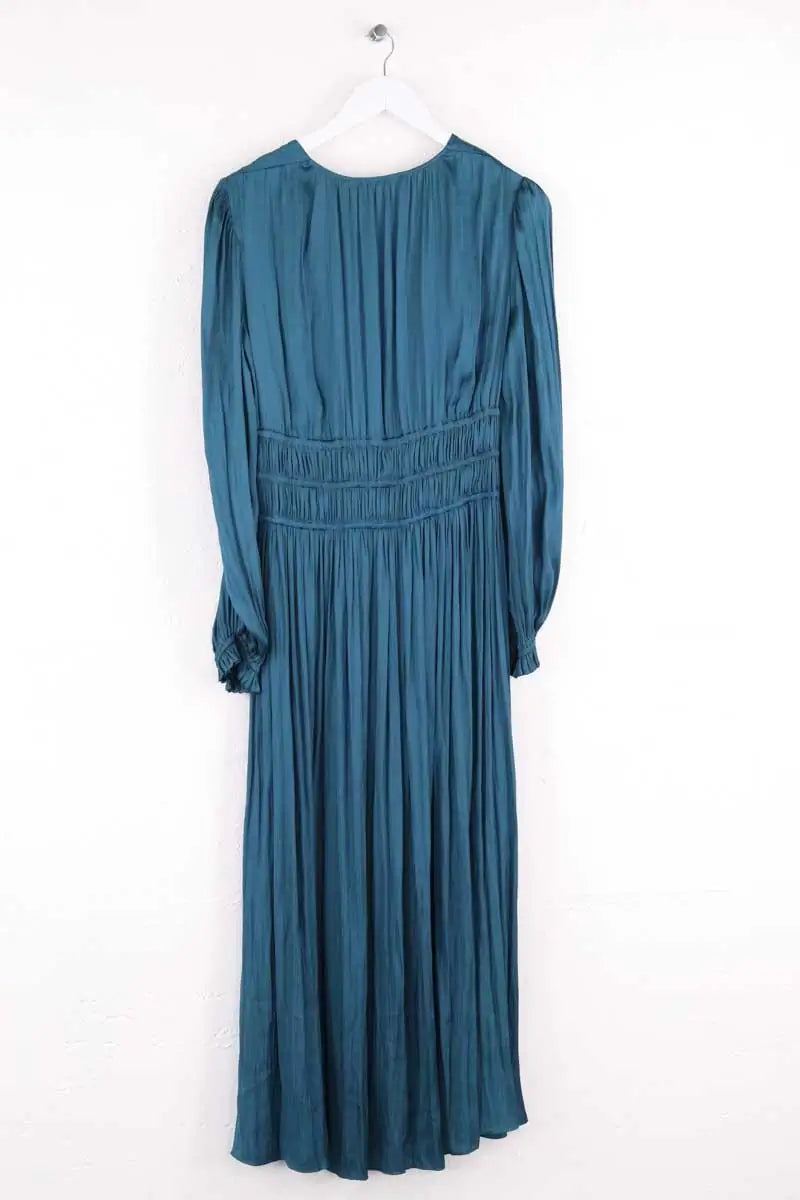 Robe Maje Bleu en Synthétique