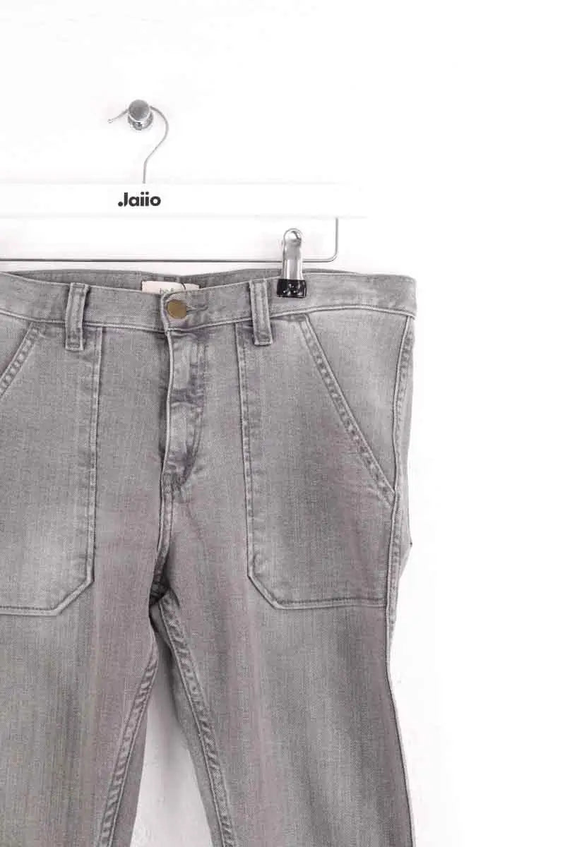 Jean slim Ba&Sh Gris en Coton