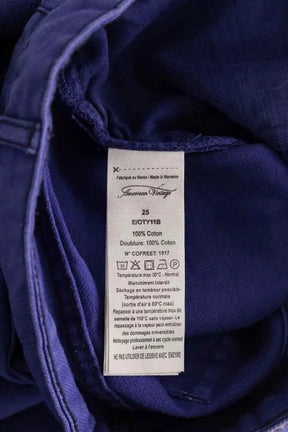 Jean droit American Vintage Violet en Coton