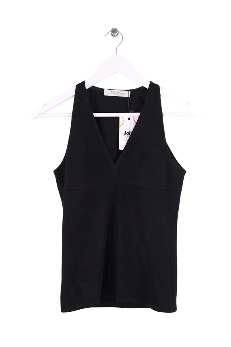 Blouse Max Mara Noir en Synthétique, taille XS - Seconde Main