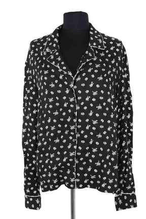 Chemise Claudie Pierlot Noir en Viscose, taille XL - Seconde Main