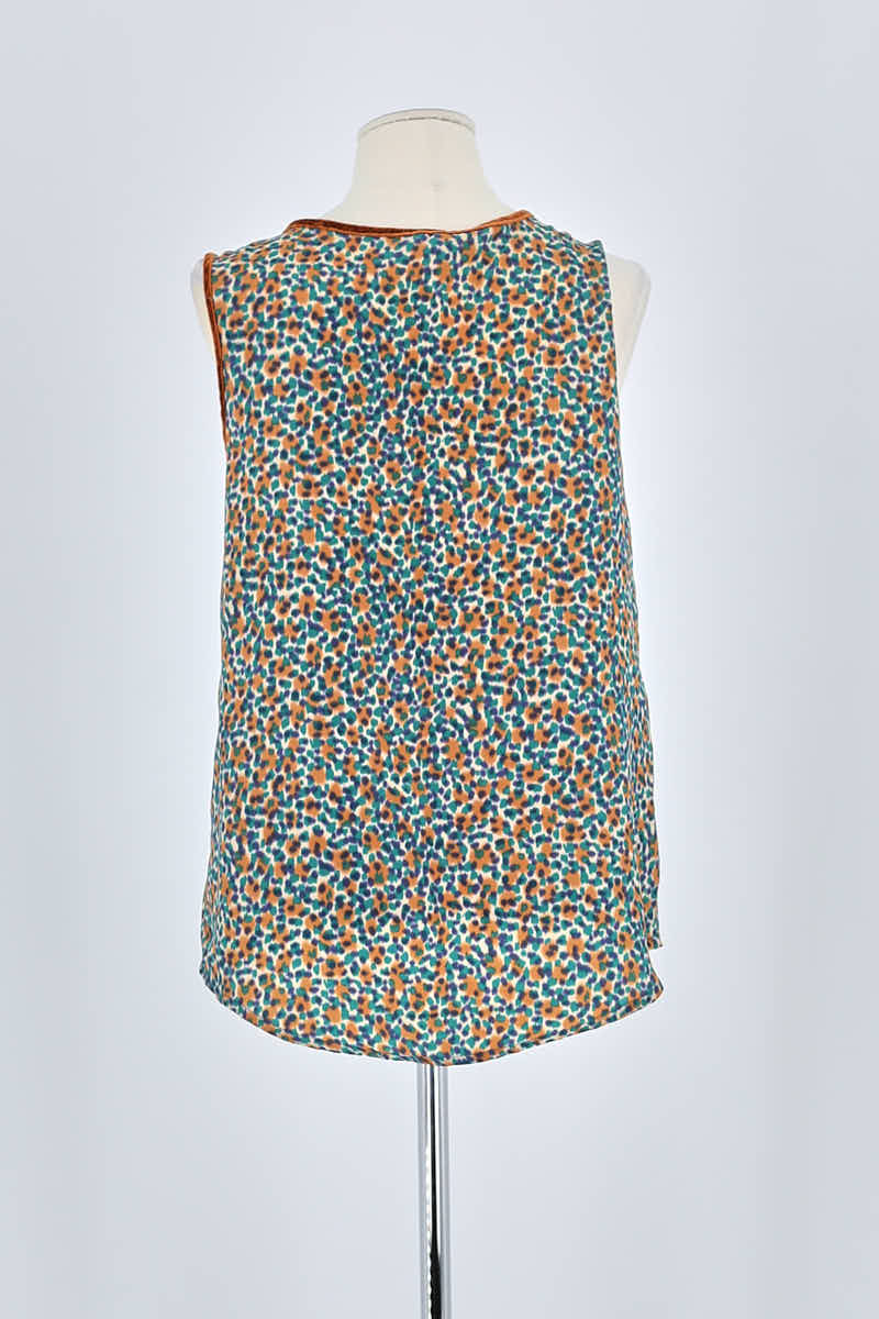 Top sans manche Des Petits Hauts  Multicolore