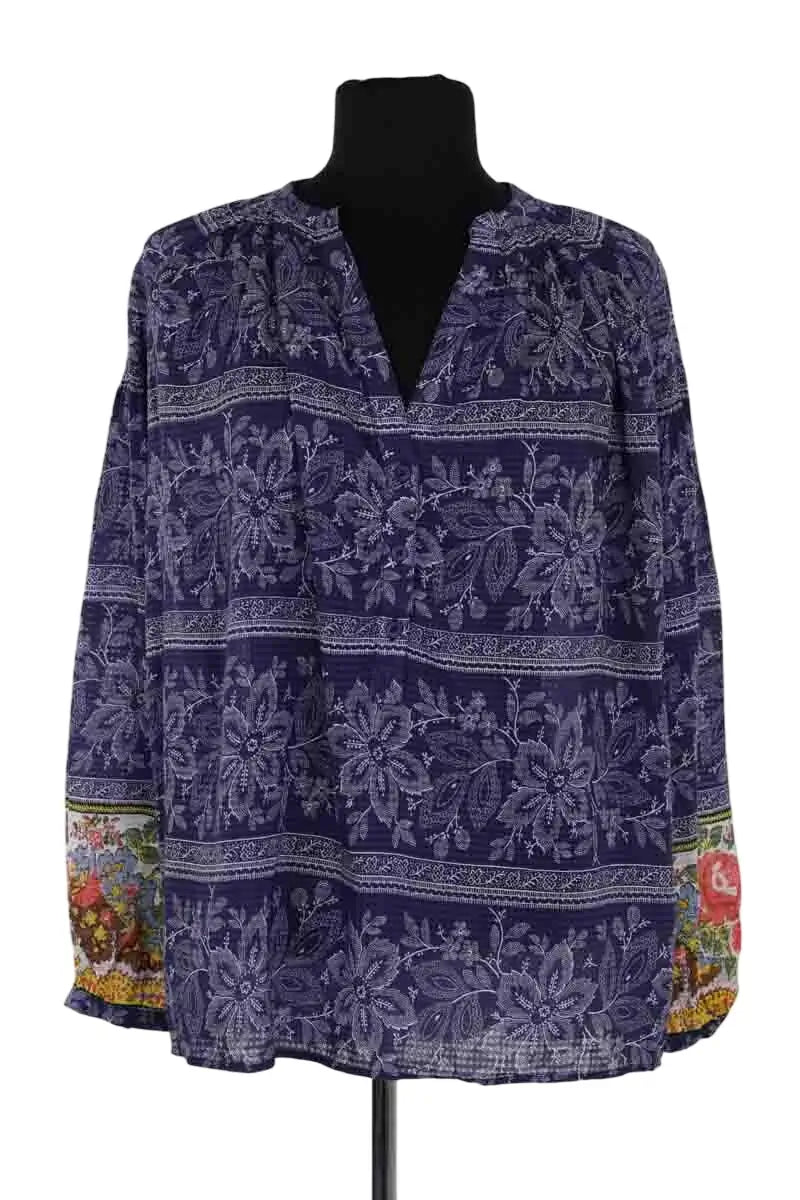 Blouse Vanessa Bruno Marine en Viscose, taille S - Seconde Main