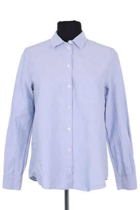 Chemise Sézane Bleu en Coton, taille XS - Seconde Main