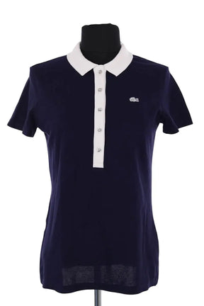 Polo Lacoste Marine en Coton, taille M - Seconde Main