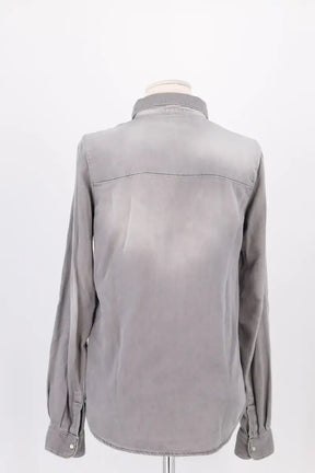 Chemise Ba&Sh Gris en Coton
