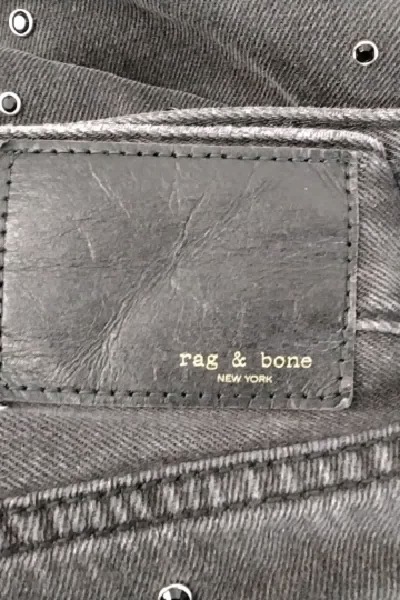 Jean large Bone  Noir