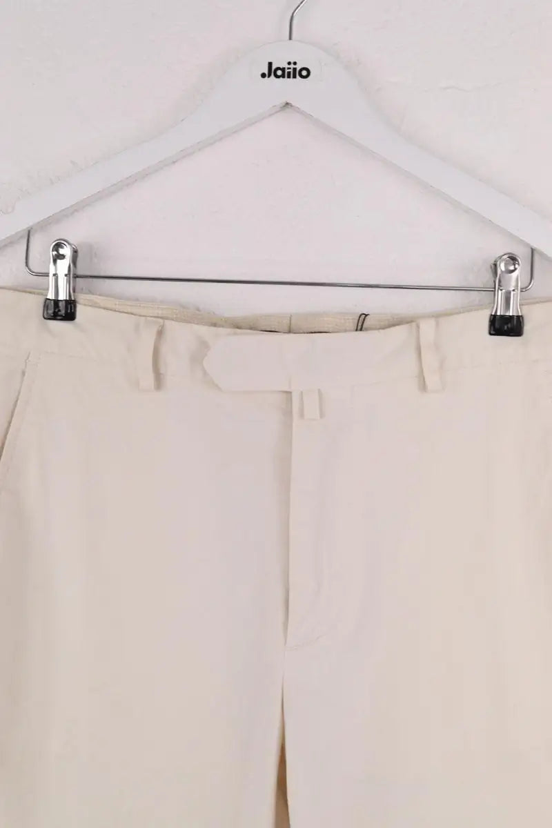 Pantalon droit Moncler Ecru en Coton