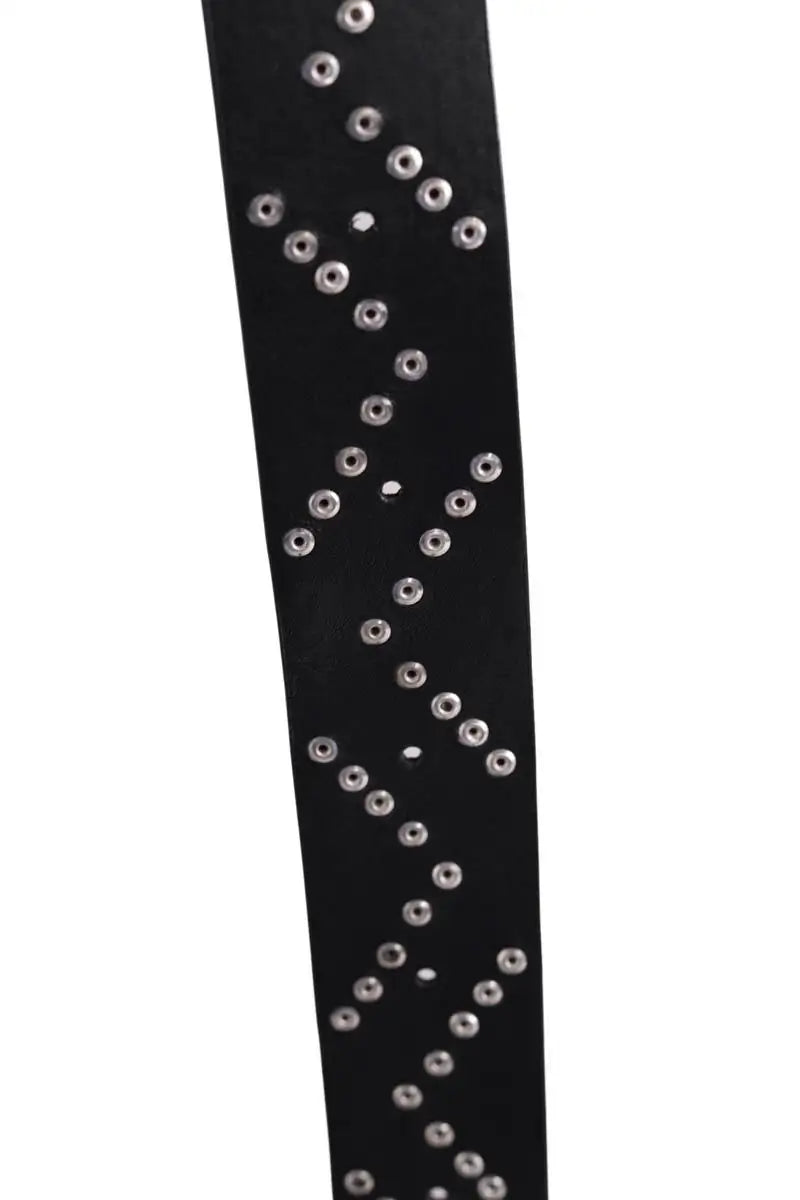 Ceinture en cuir The Kooples Noir en Cuir