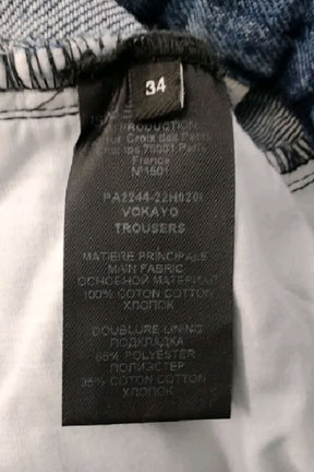 Jean droit Isabel Marant  Bleu