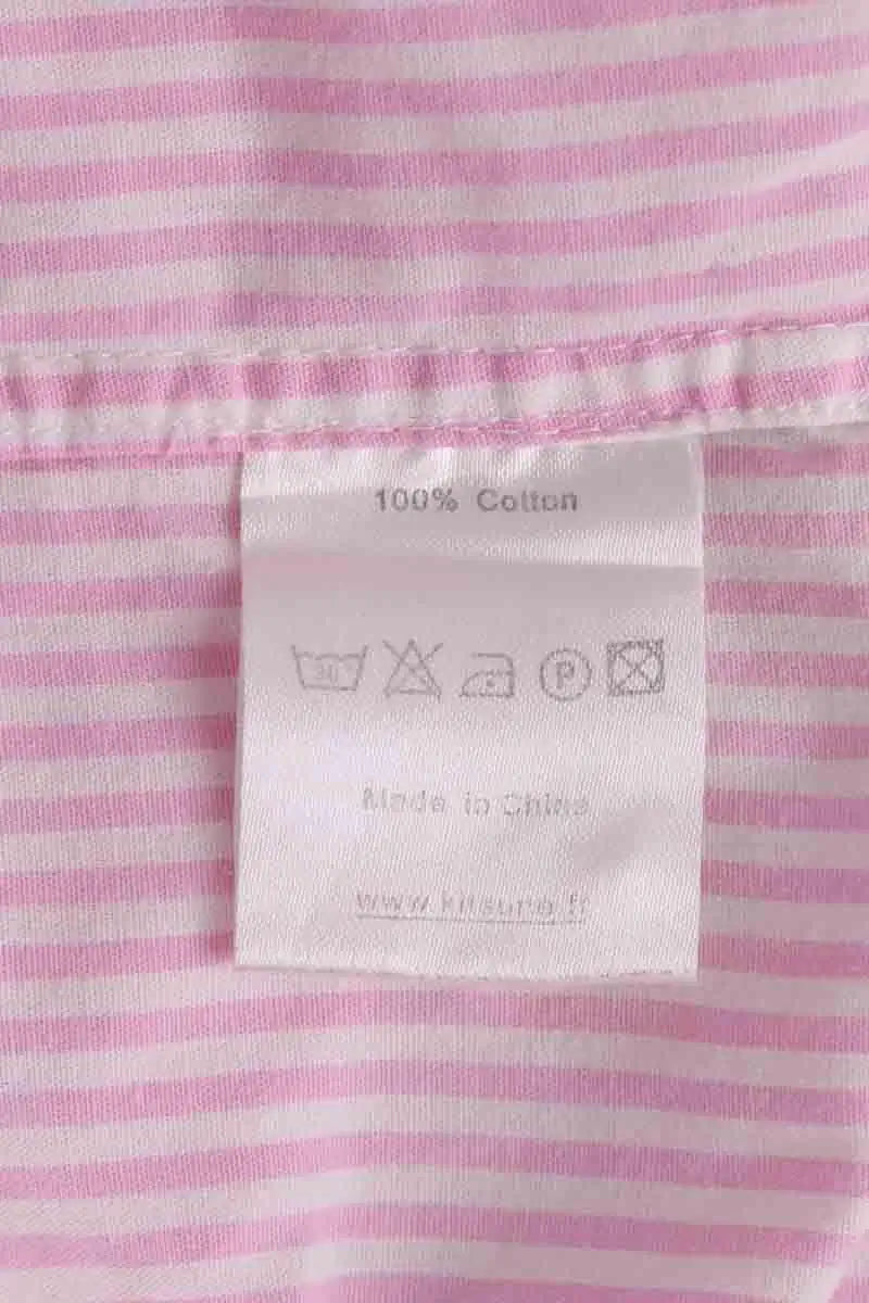 Chemise Kitsuné Rose en Coton