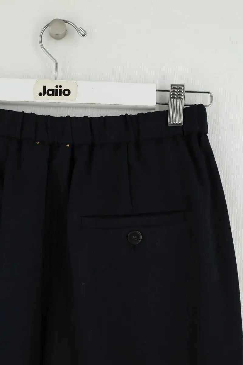 Pantalon droit Forte_Forte Bleu en Viscose