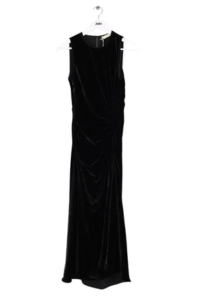 Robe Ulla Johnson Cornelia Noir en Velours, taille XS - Seconde Main