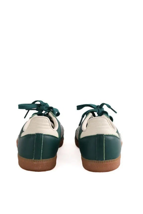 Baskets Adidas Samba Vert en Cuir