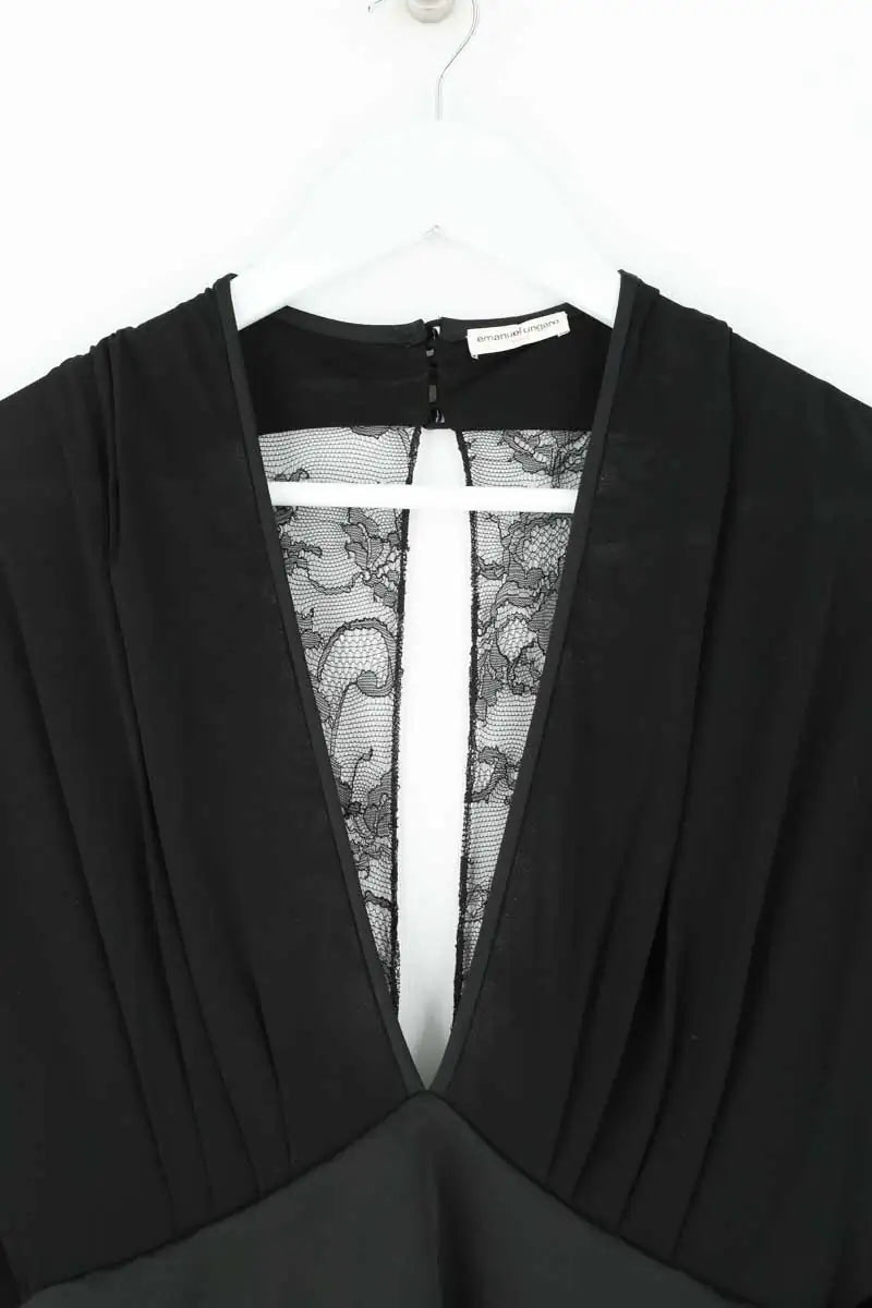 Robe Emmanuel Ungaro Noir en Synthétique