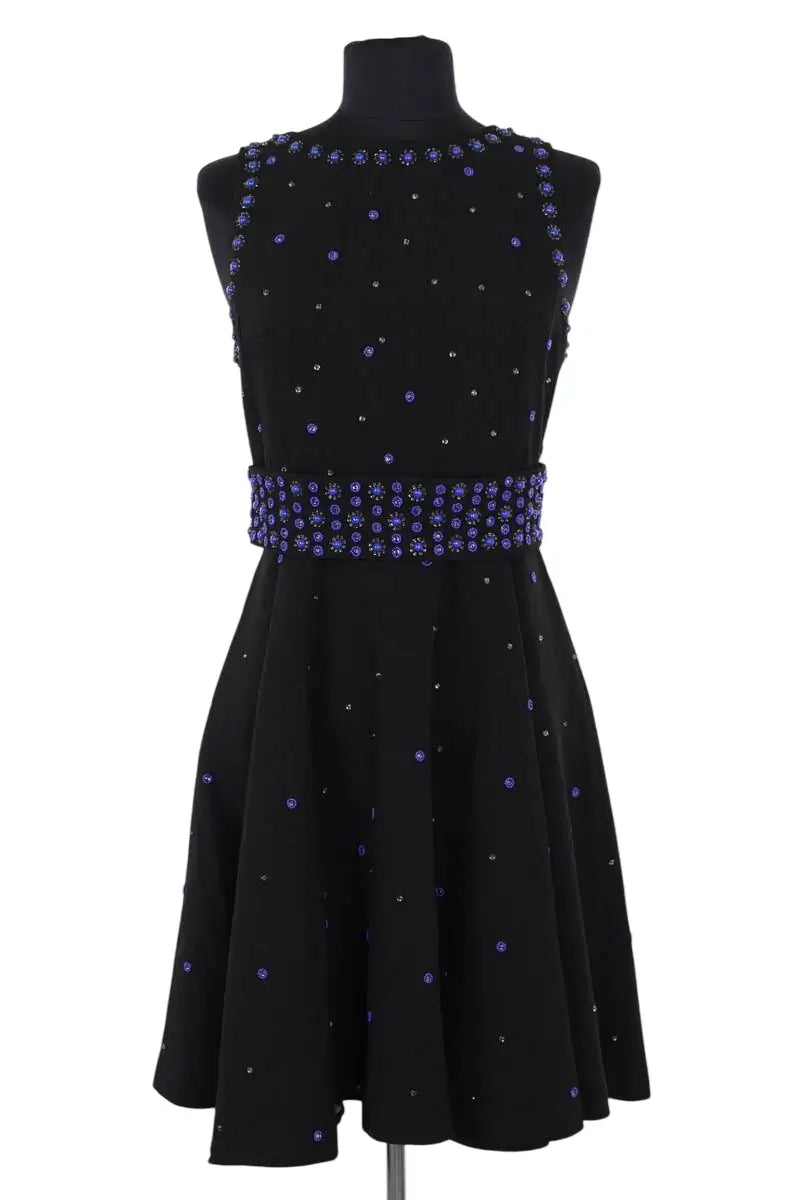 Robe Manoush Noir en Synthétique, taille M - Seconde Main