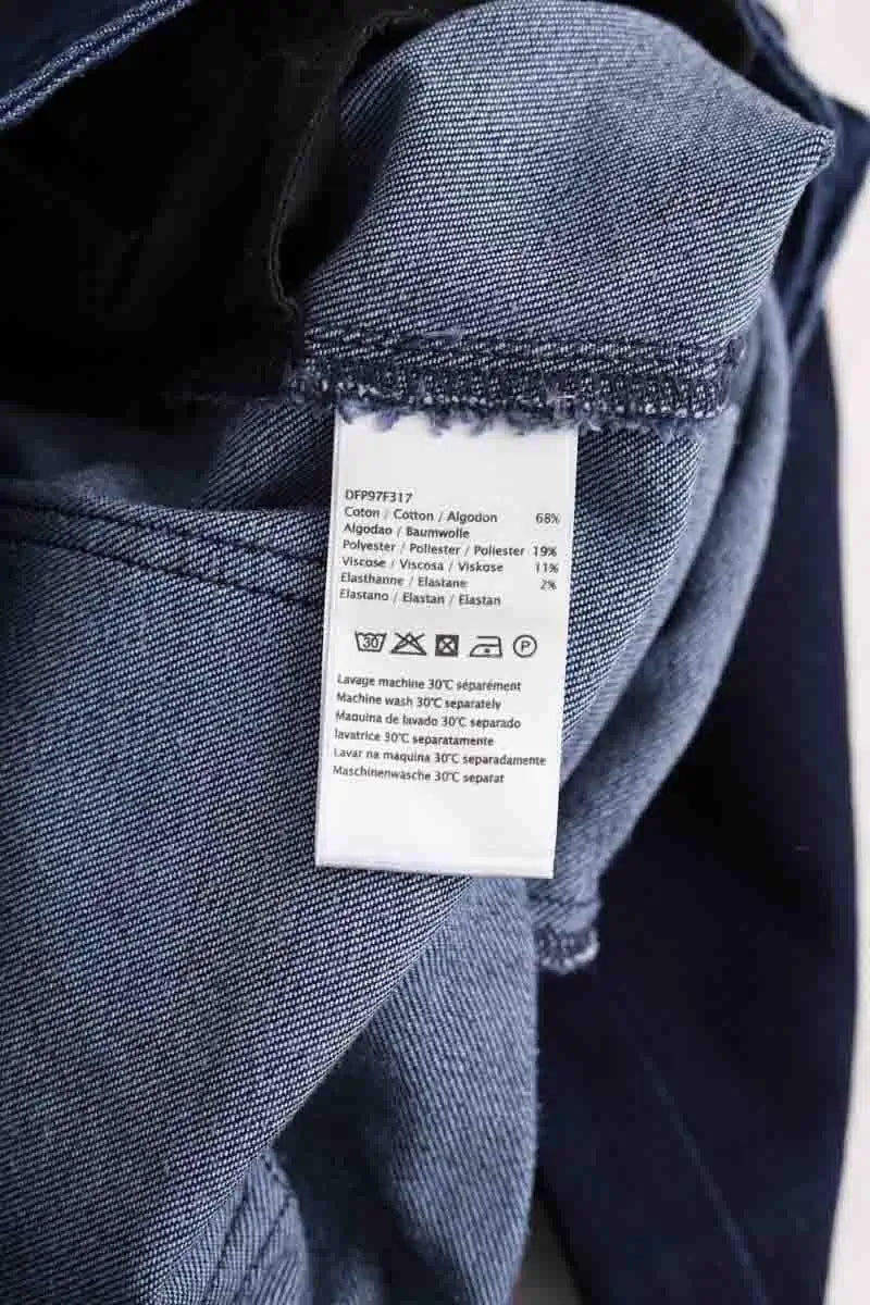 Jean droit Gerard Darel Bleu en Coton