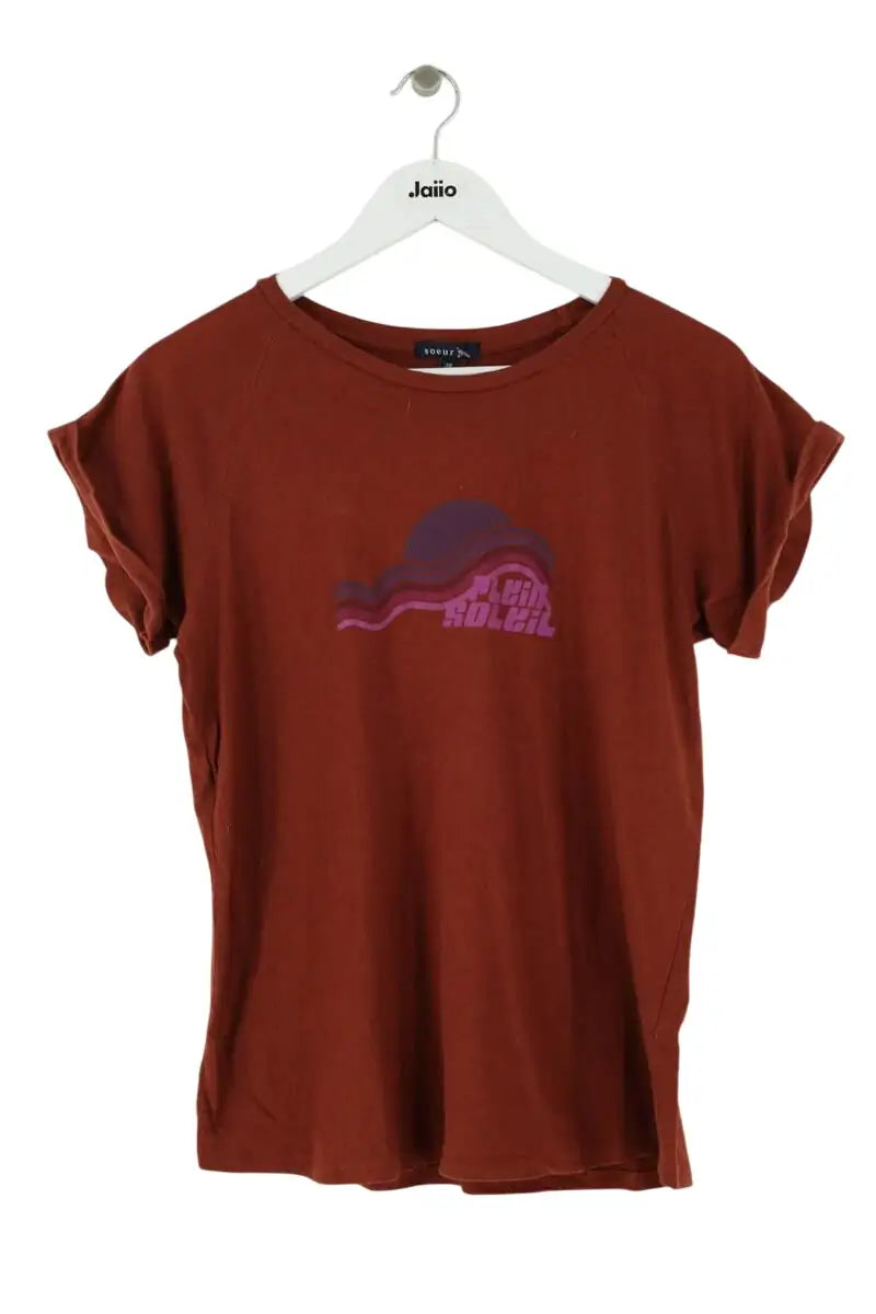 T-shirt Soeur Marron en Coton, taille M - Seconde Main