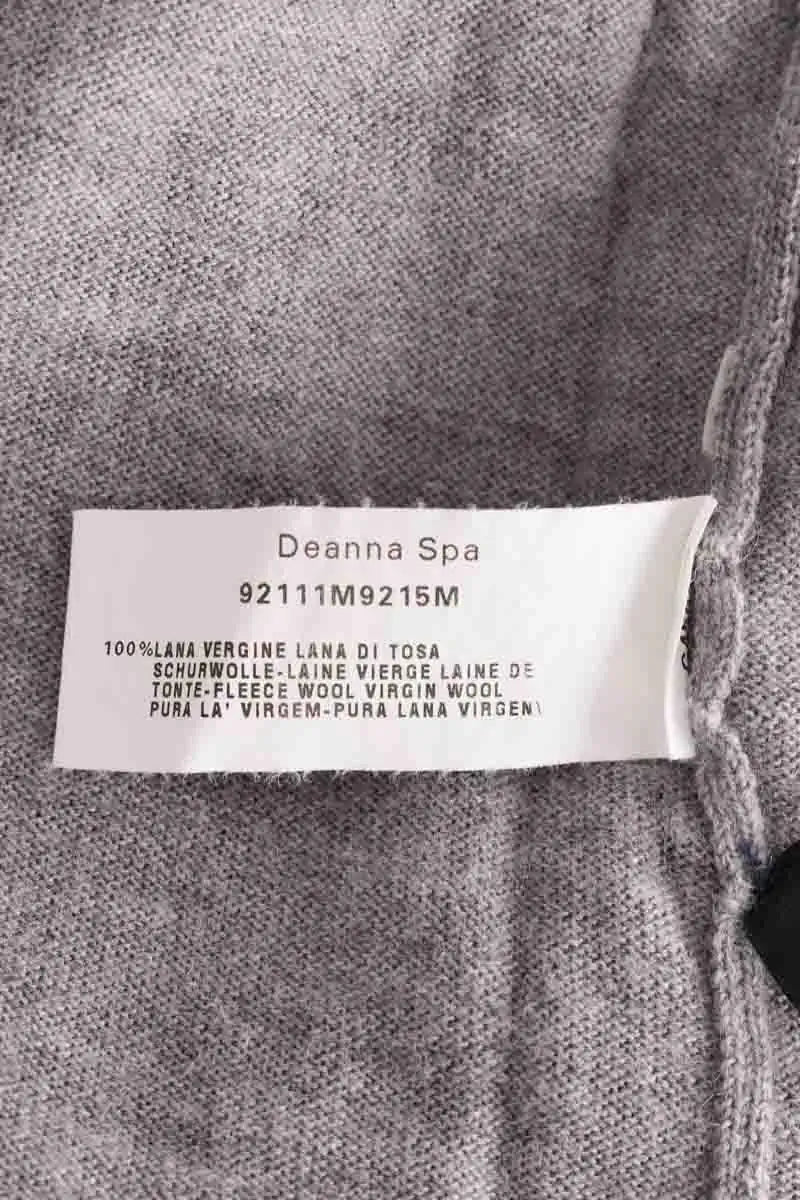 Pull col V Emporio Armani Gris en Laine