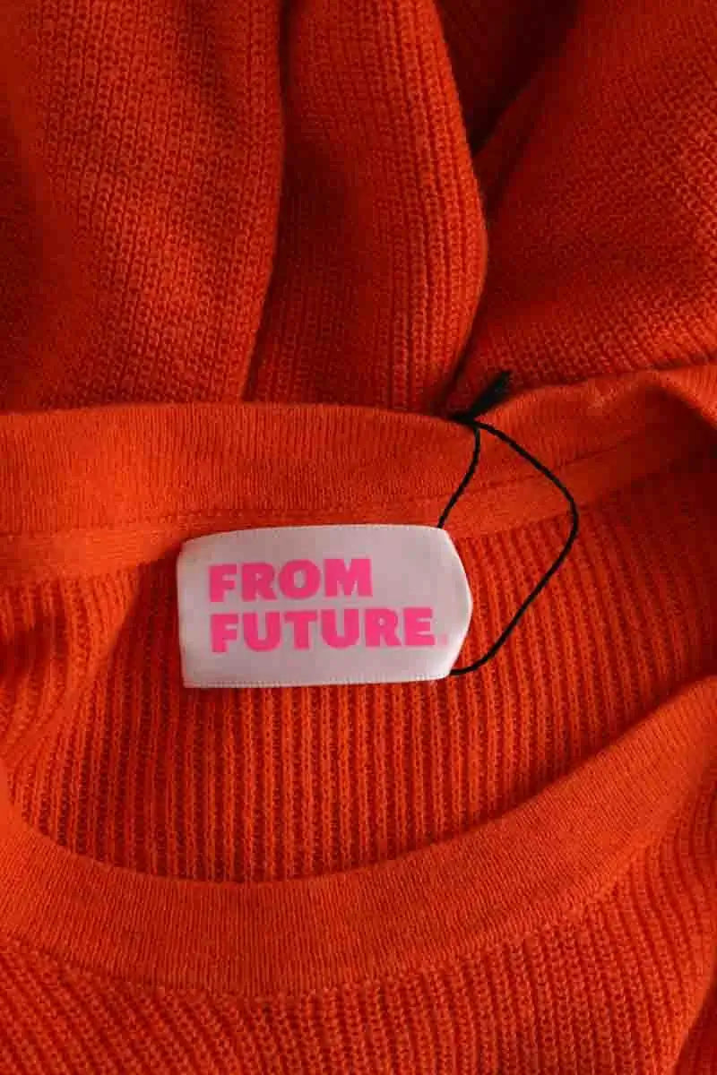 Pull From Future Orange en Coton
