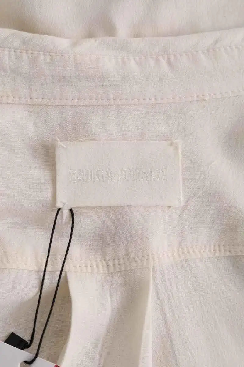 Chemise Zadig & Voltaire Tevor Ecru en Viscose