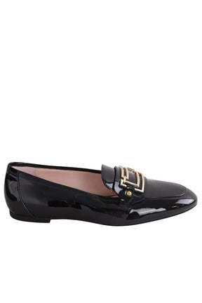 Mocassins Lancel Noir en Cuir, taille 37 - Seconde Main
