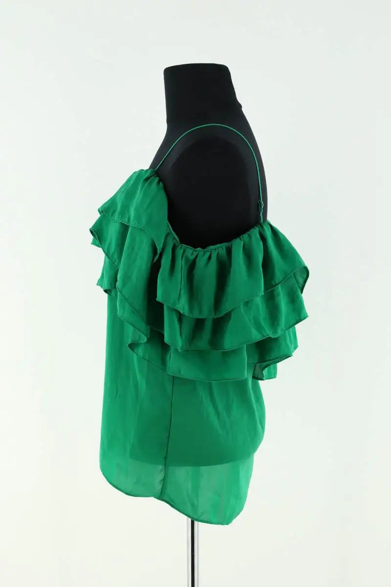 Blouse Maje Vert en Synthétique