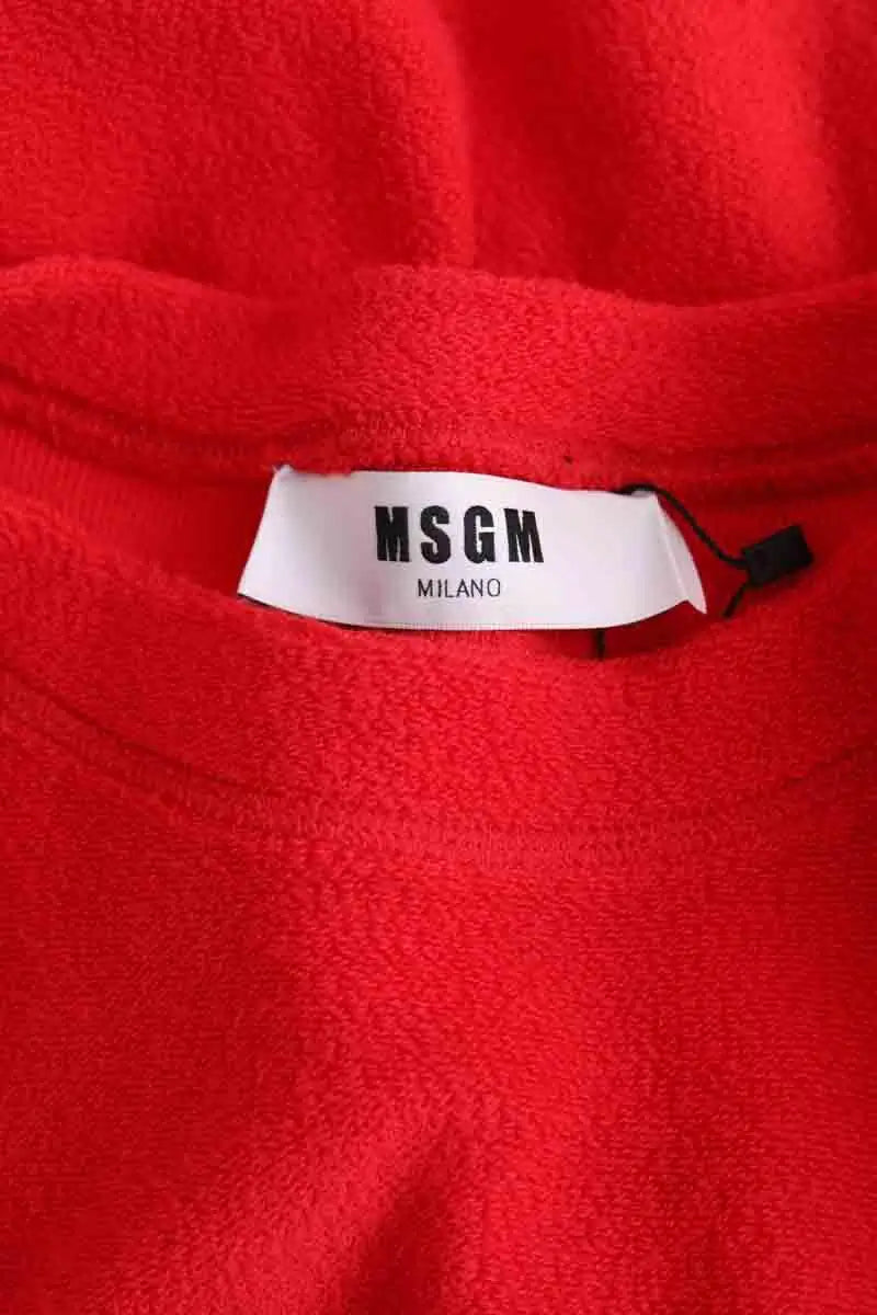 T-shirt MSGM Rouge en Coton