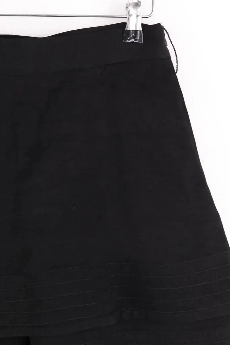 Short Maje Noir en Viscose