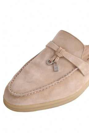 Mocassins Loro Piana Beige en Daim