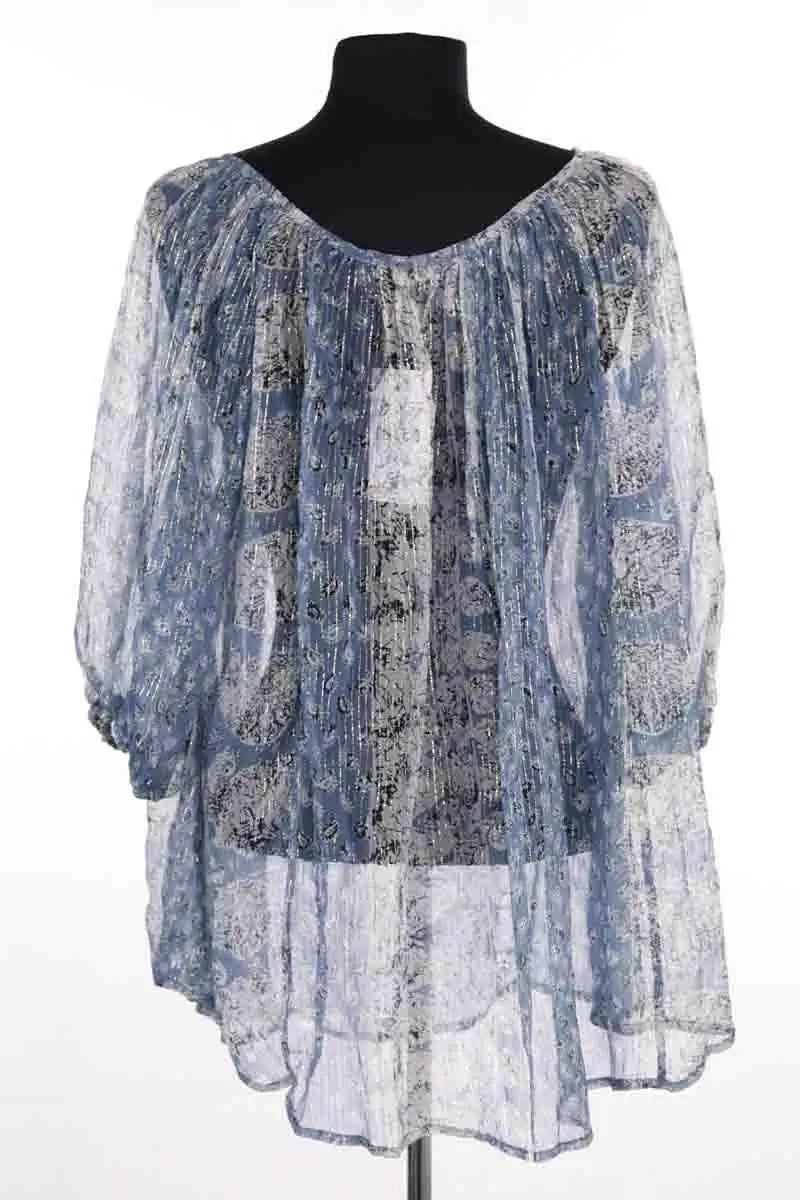 Blouse Mes Demoiselles Bonnie Bleu en Viscose