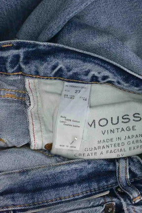 Jean droit MOUSSY Bleu en Coton