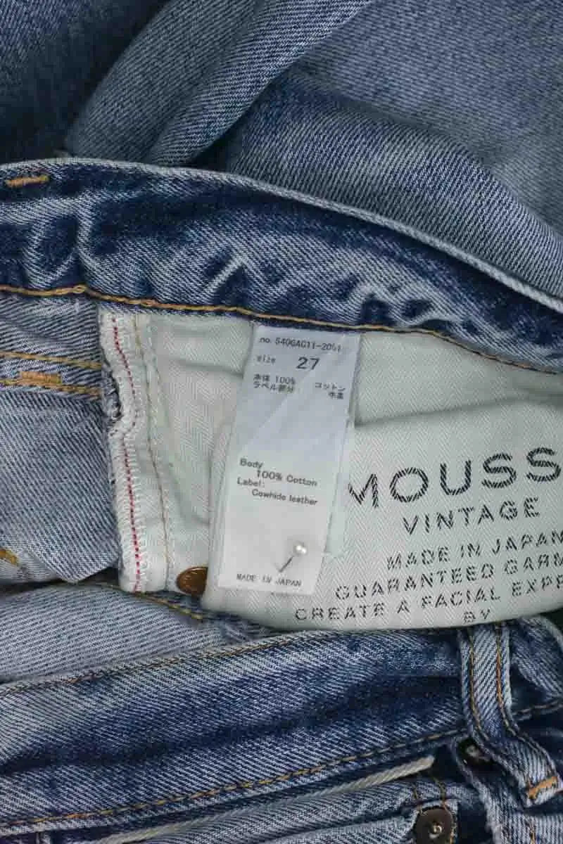 Jean droit MOUSSY Bleu en Coton