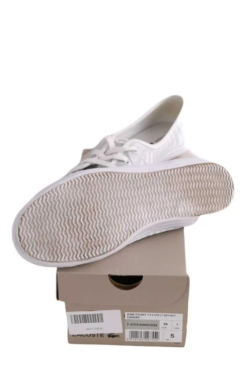 Ballerines Lacoste Gris en Tissu