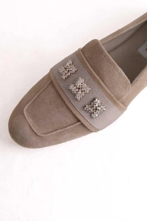 Mocassins Max Mara Claire Beige en Daim