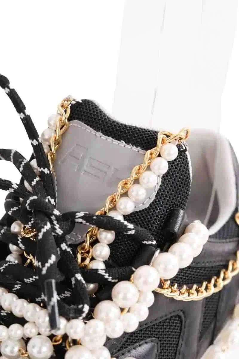 Baskets Junya Watanabe Noir en Cuir