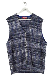 Gilet Supreme Violet en Coton, taille L - Seconde Main