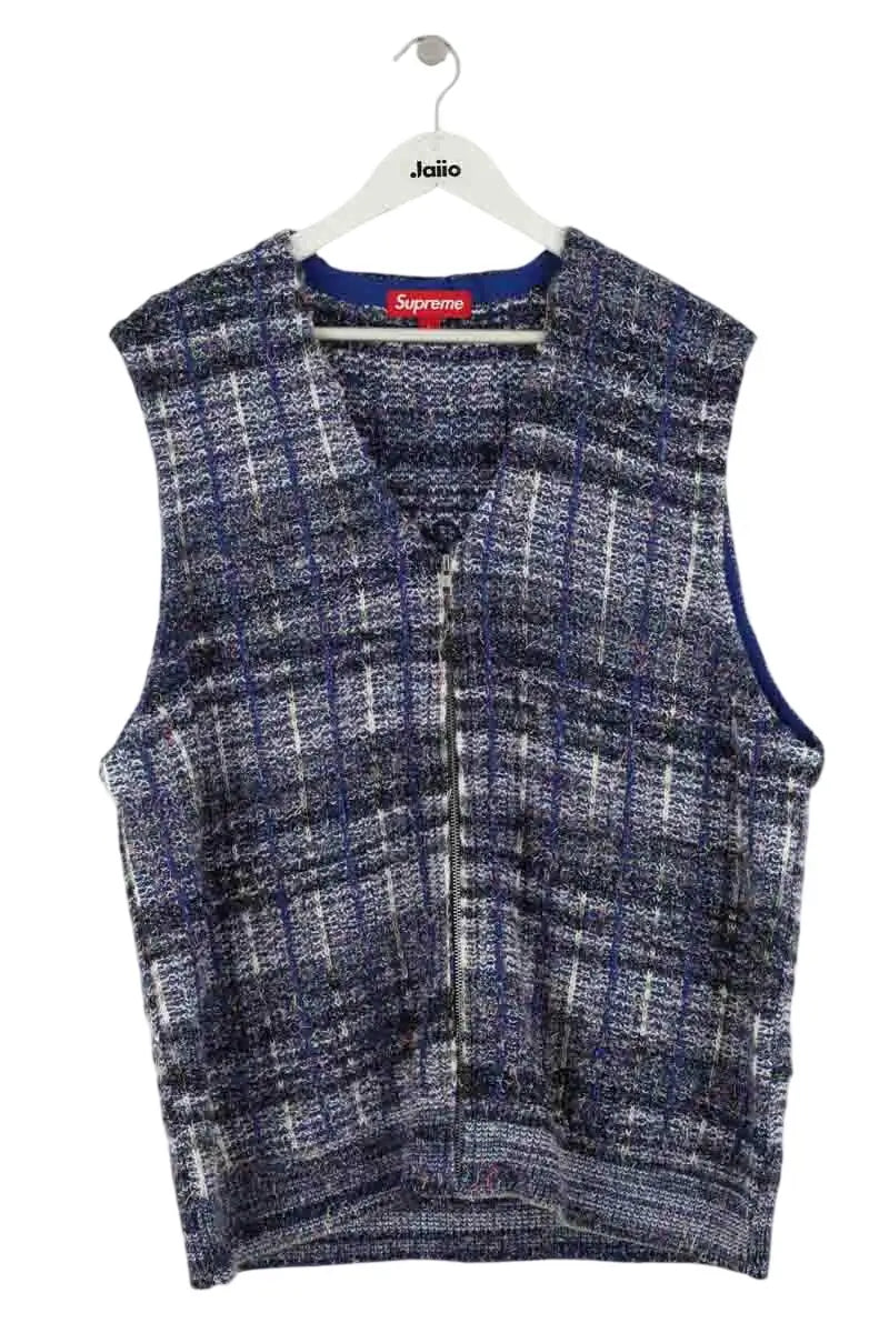 Gilet Supreme Violet en Coton, taille L - Seconde Main