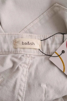 Jean droit Ba&Sh Beige en Coton