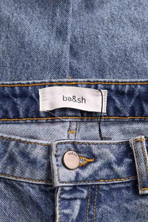 Jean droit Ba&Sh Bleu en Coton