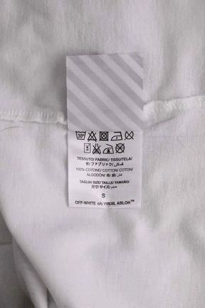 T-shirt Off White Blanc en Coton